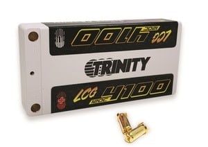 #TEP2314  Trinity White Carbon 4100mAh LCG 2S 7.4V Lipo