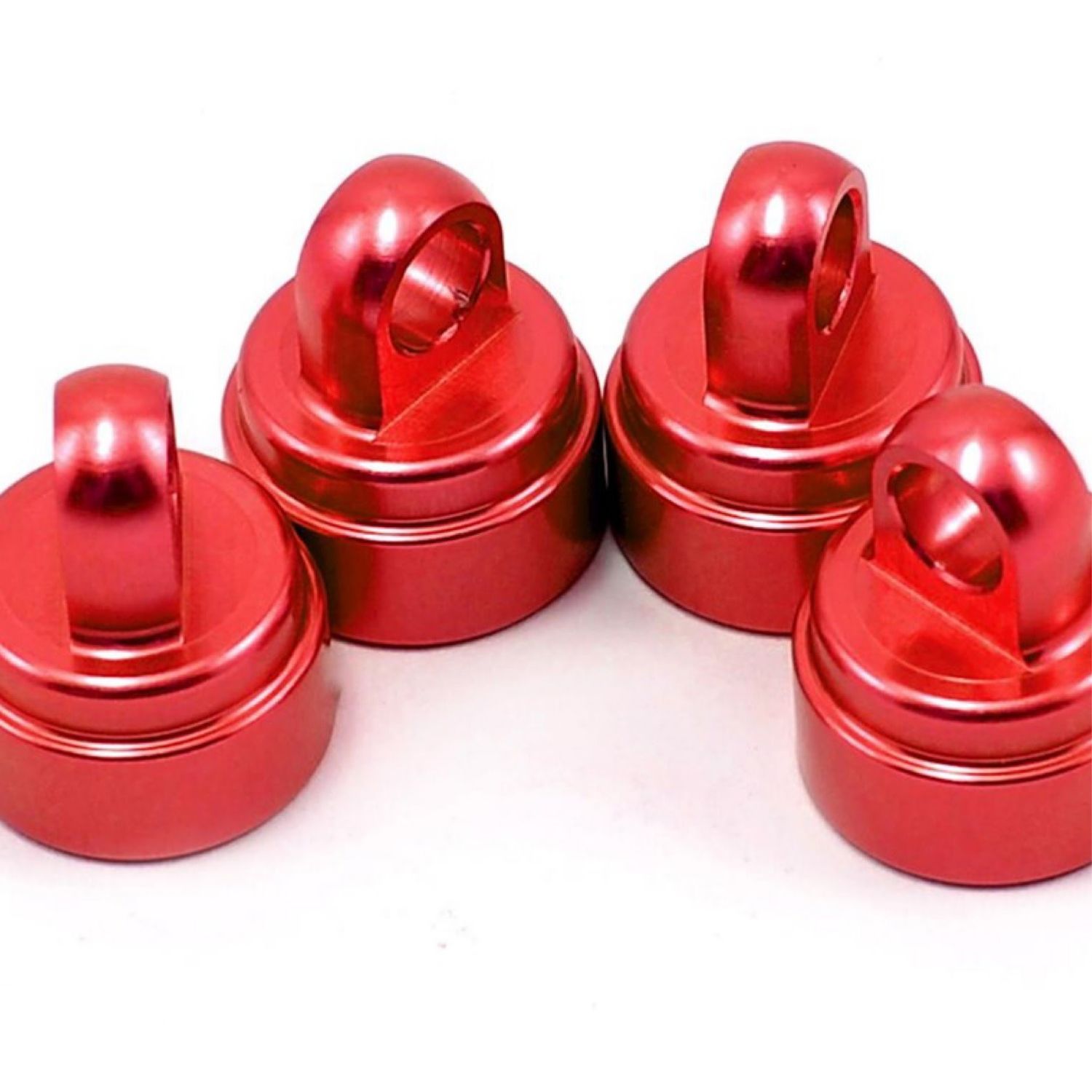 Traxxas Aluminum Ultra Shock Cap (Red) (4) #3767X