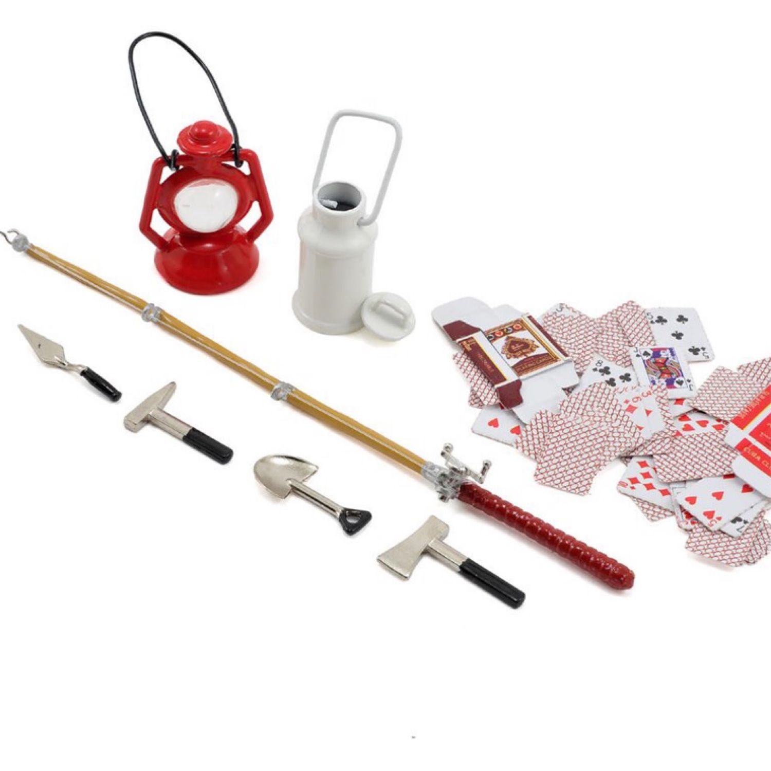 Yeah Racing Scale Crawler Camping Set w/Lamp, Fishing Rod, Poker Cards, Tools #YA-0364