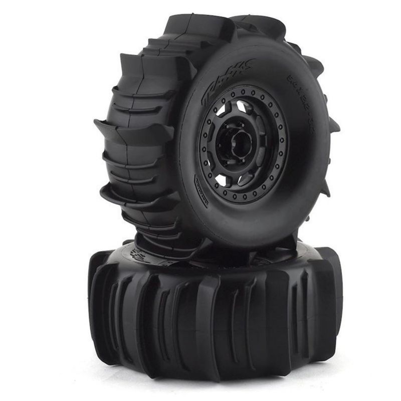 #8475  Traxxas Unlimited Desert Racer Pre-Mounted Paddle Tires (2)