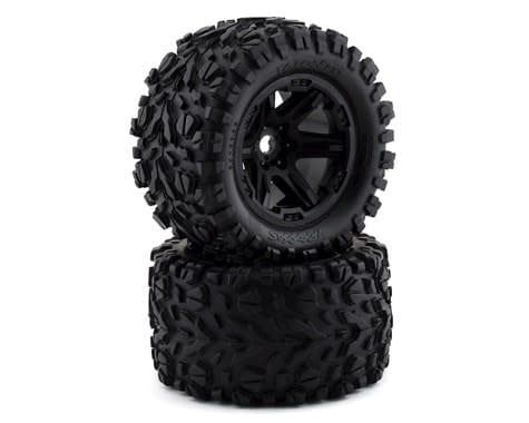 #8672  Traxxas Talon EXT 3.8" Pre-Mounted E-Revo 2.0 Tires w/17mm Hex (2) (Black)