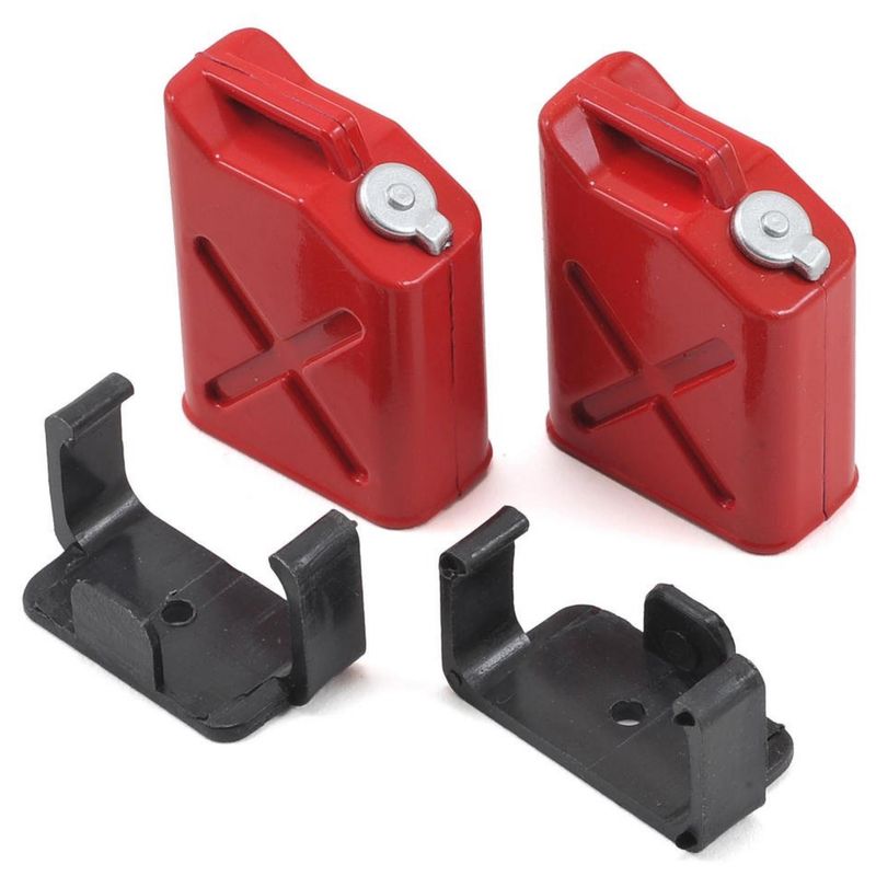 Yeah Racing 1/10 Crawler Scale "Jerry Can" Accessory Set (Fuel Cans) (Red) #YA-0355