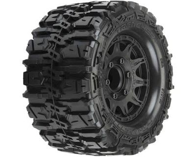 #PRO1016810  Pro-Line Trencher HP Belted 2.8" Pre-Mounted Truck Tires (M2) (2) (Black)