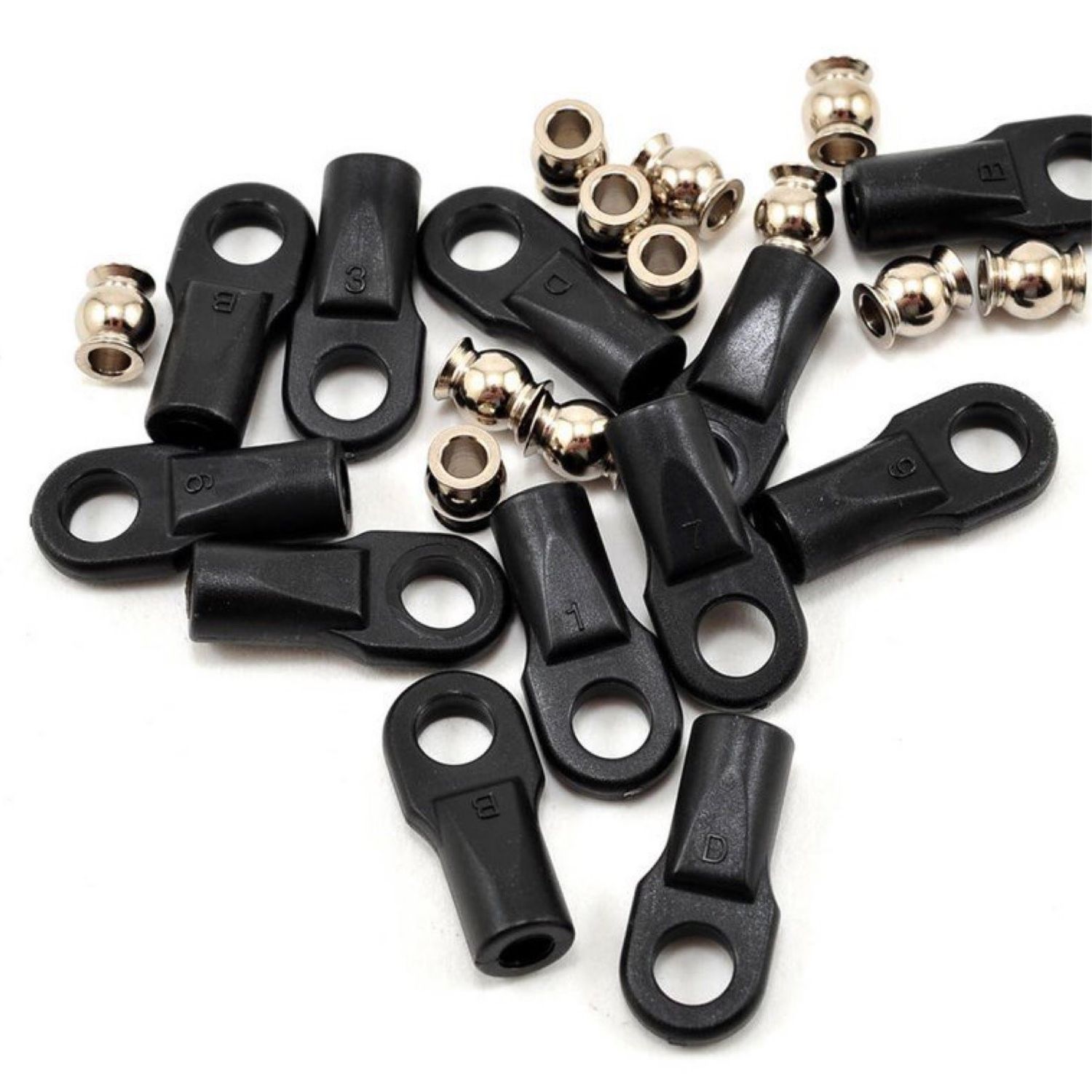 Traxxas Large Rod Ends w/Hollow Balls (12) #5347