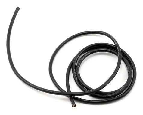 #PTK-5603 ProTek RC 14awg Black Silicone Hookup Wire (1 Meter)