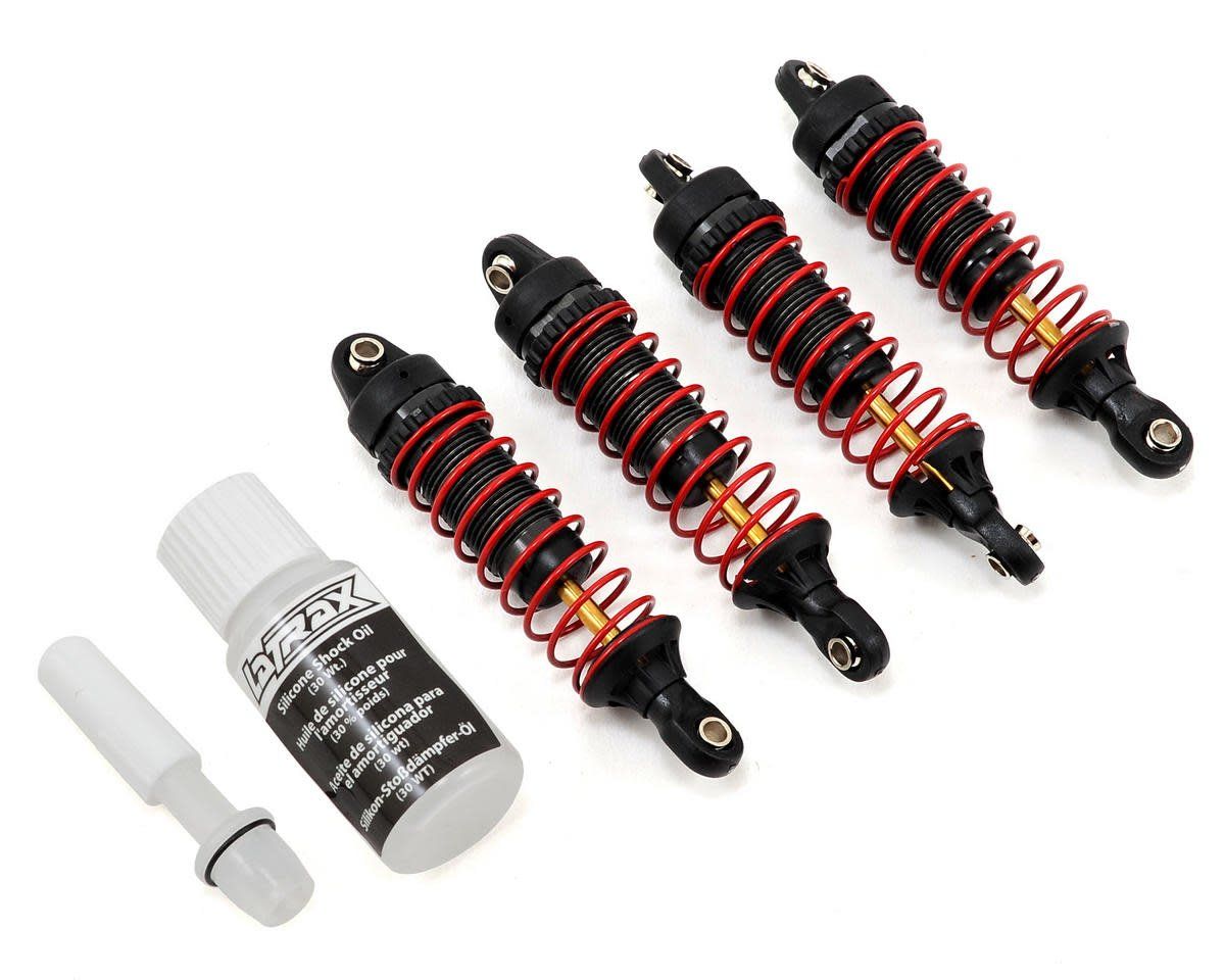 #7665  Traxxas LaTrax Hard-Anodized GTR Shocks w/TiN shafts (4)