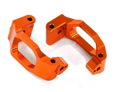 #8932A Traxxas Maxx Aluminum Caster Blocks (Orange)