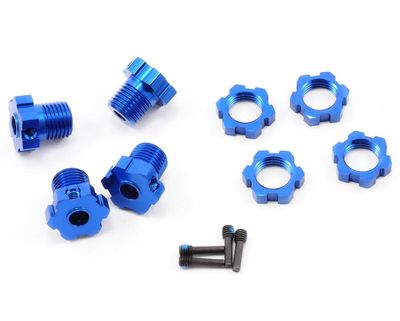 #5353X Traxxas 17mm Splined Wheel Hub Set (Blue) (4) #5353X Traxxas 17mm Splined Wheel Hub Set (Blue) (4)
