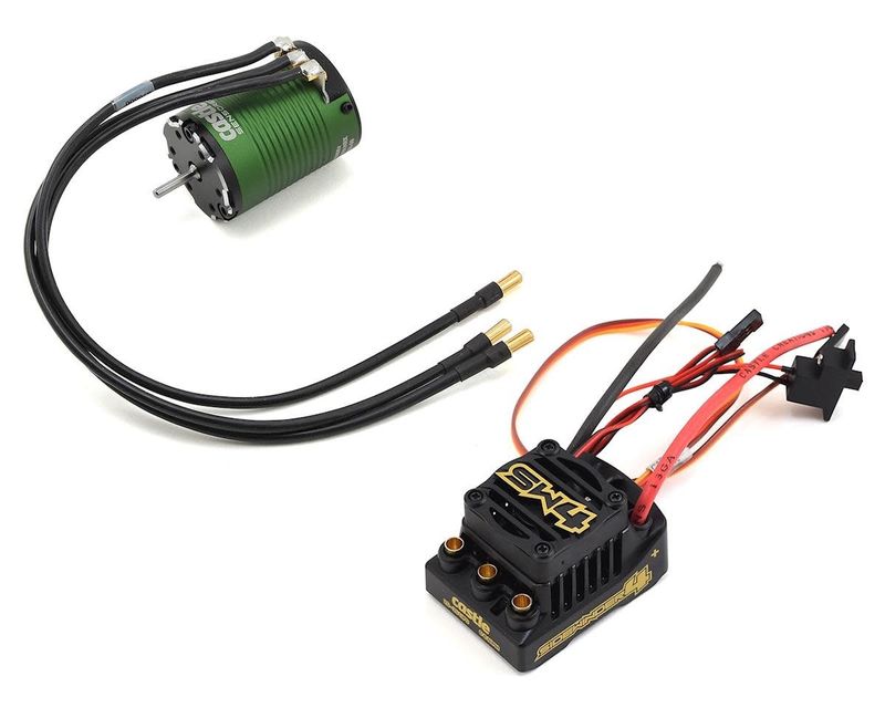 #010-0164-03 Castle Creations Sidewinder SW4 Waterproof 1/10 ESC/Motor Combo w/1406 (6900kV)  (On Road Edition)