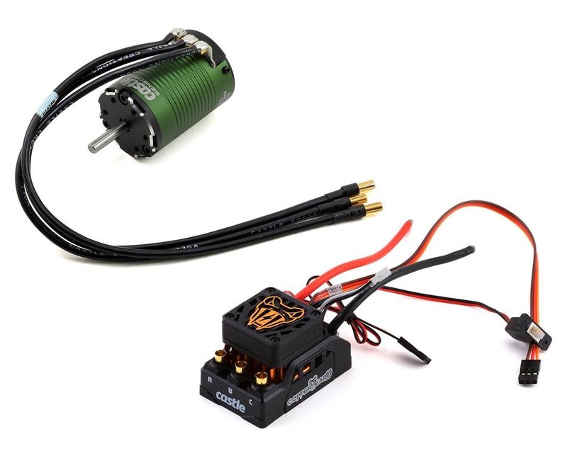 #010-0166-10 Castle Creations Copperhead 10 ESC &amp; 1410-3800KV 1/10th Motor Combo