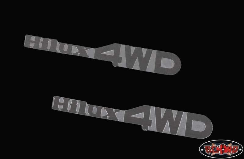 #Z-S0930  RC4WD 1/10 HILUX 4WD EMBLEM SET FOR MOJAVE AND HILUX BODY