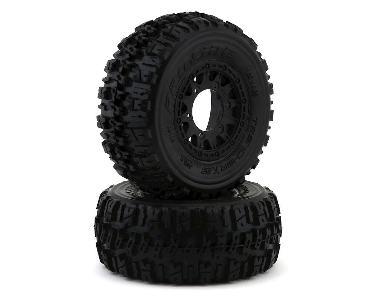 #1190-10 Pro-Line Trencher X SC 2.2/3.0 Tires w/Raid Wheels (Black) (2) (M2) w/12mm Removable Hex
