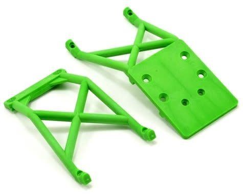 Traxxas Front &amp; Rear Skid Plate Set (Green) (Grave Digger) #3623A