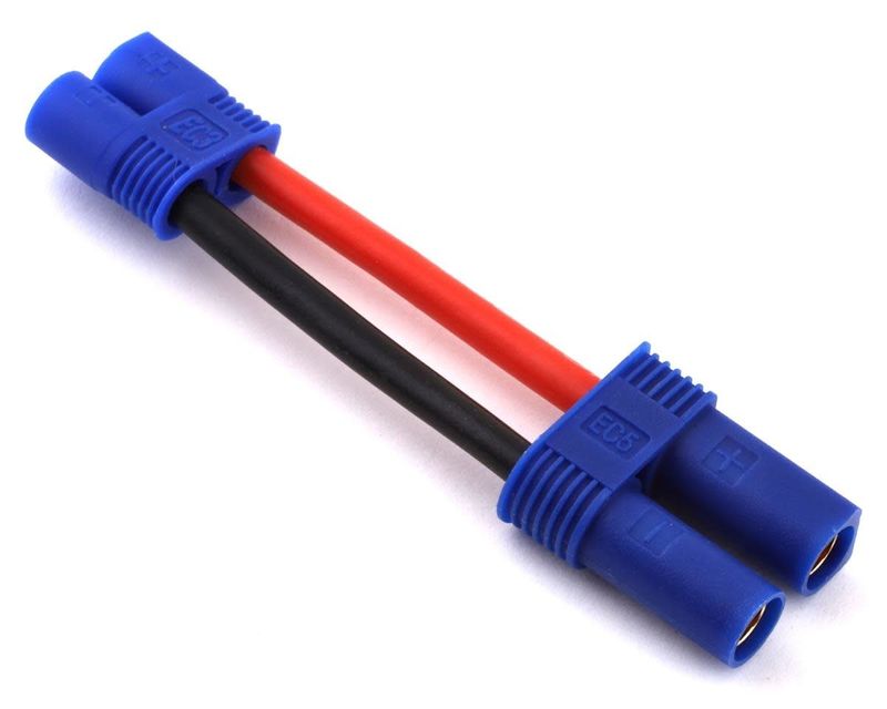 #EFLAEC510 E-flite 1.5" EC5 Battery to EC3 Device Adapter (12Awg)