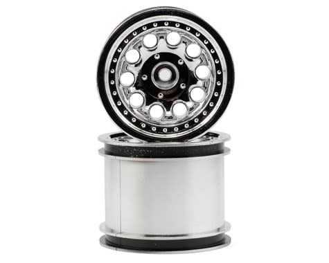 RPM 12mm Hex "Revolver 10 Hole" Traxxas Electric Rear Wheels (2) (Chrome) #82053