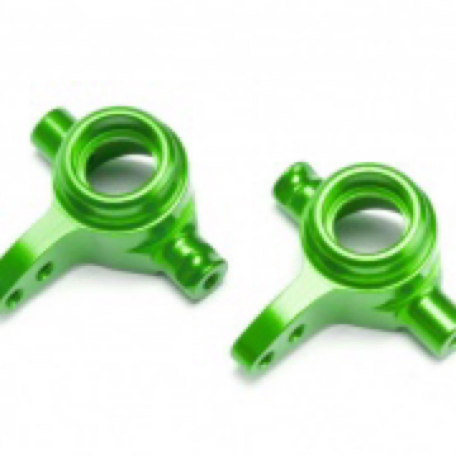 #6837G Traxxas Aluminum Steering Block Set (Green) (2)