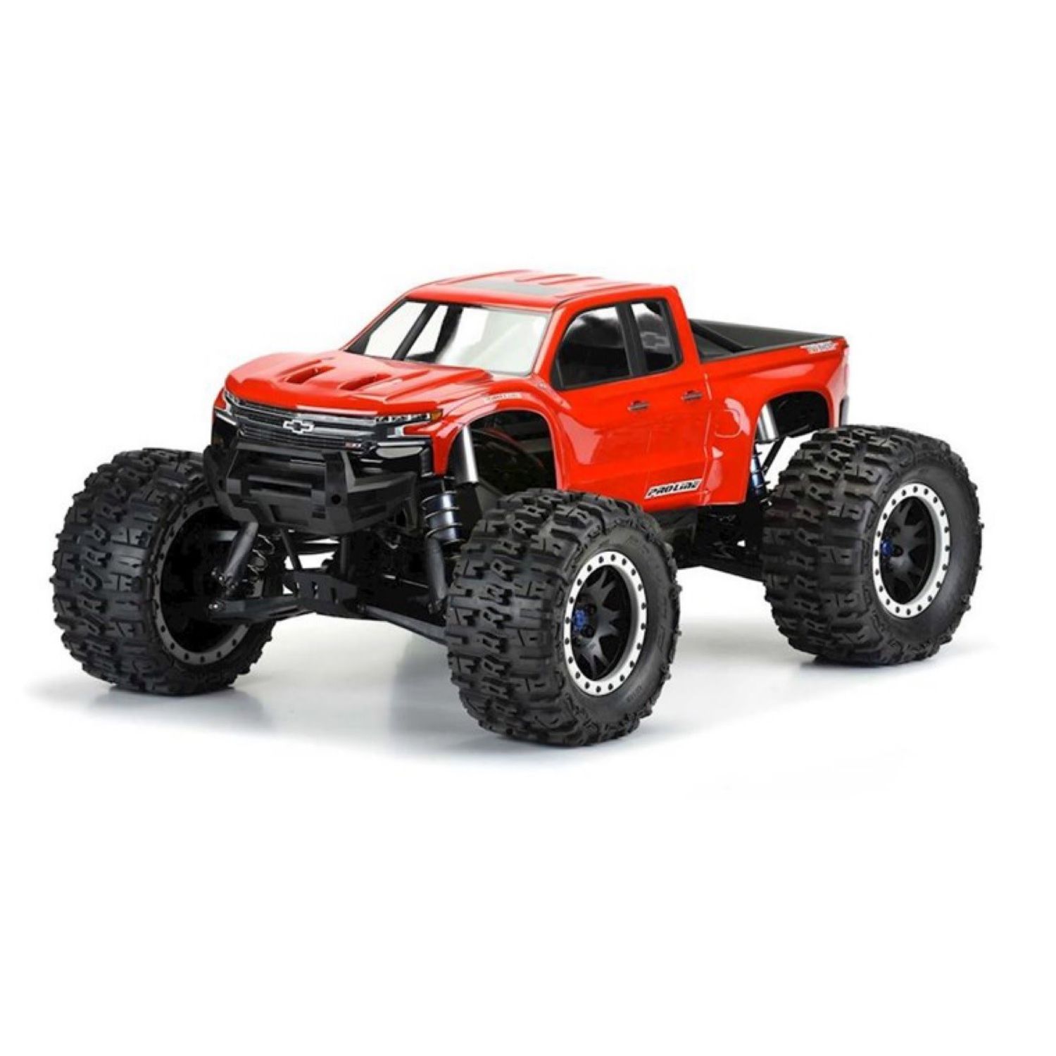 #3507-17 Pro-Line 2019 Chevy Silverado Z71 Trail Boss Pre-Cut Monster Truck Body (Clear)