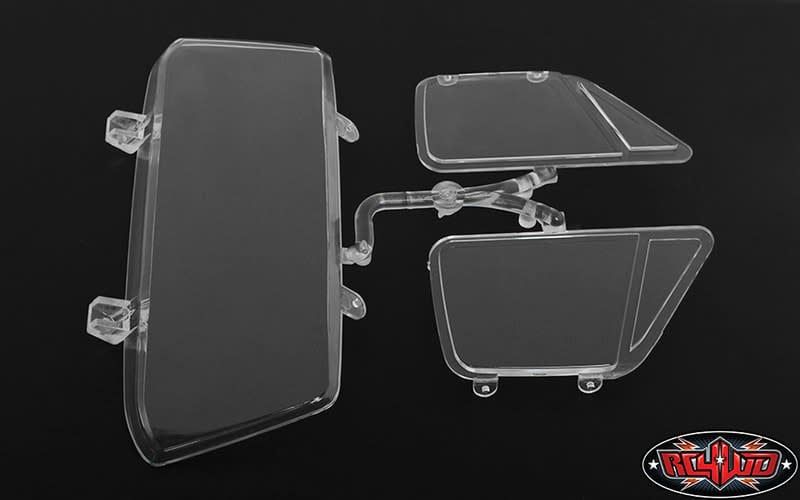 #Z-B0114 RC4WD Chevrolet Blazer Main Cab Window Parts Tree (Clear)