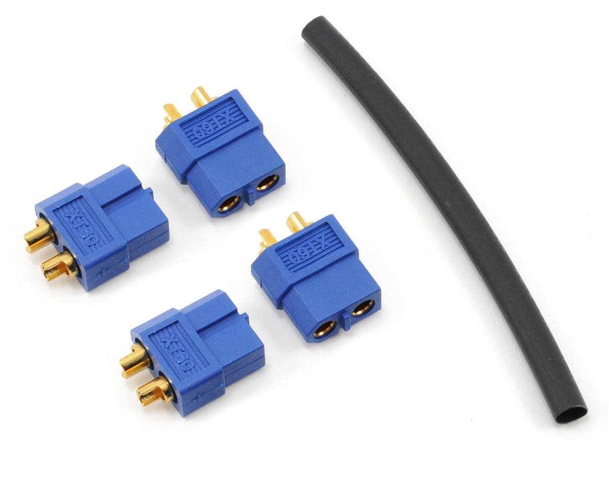 #PTK-5028 ProTek RC 3.5mm "TruCurrent" XT60 Polarized Battery Connectors (4 Female)