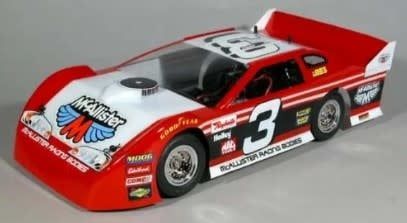 #259 McAllister Racing 1/18 Batesville Late Model Body (Clear)