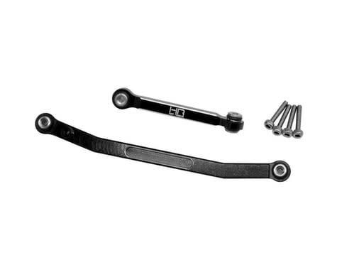 #SXTF49X01 Hot Racing Axial SCX24 Aluminum Fix Tight Tolerance Steering Rod Link (Black)