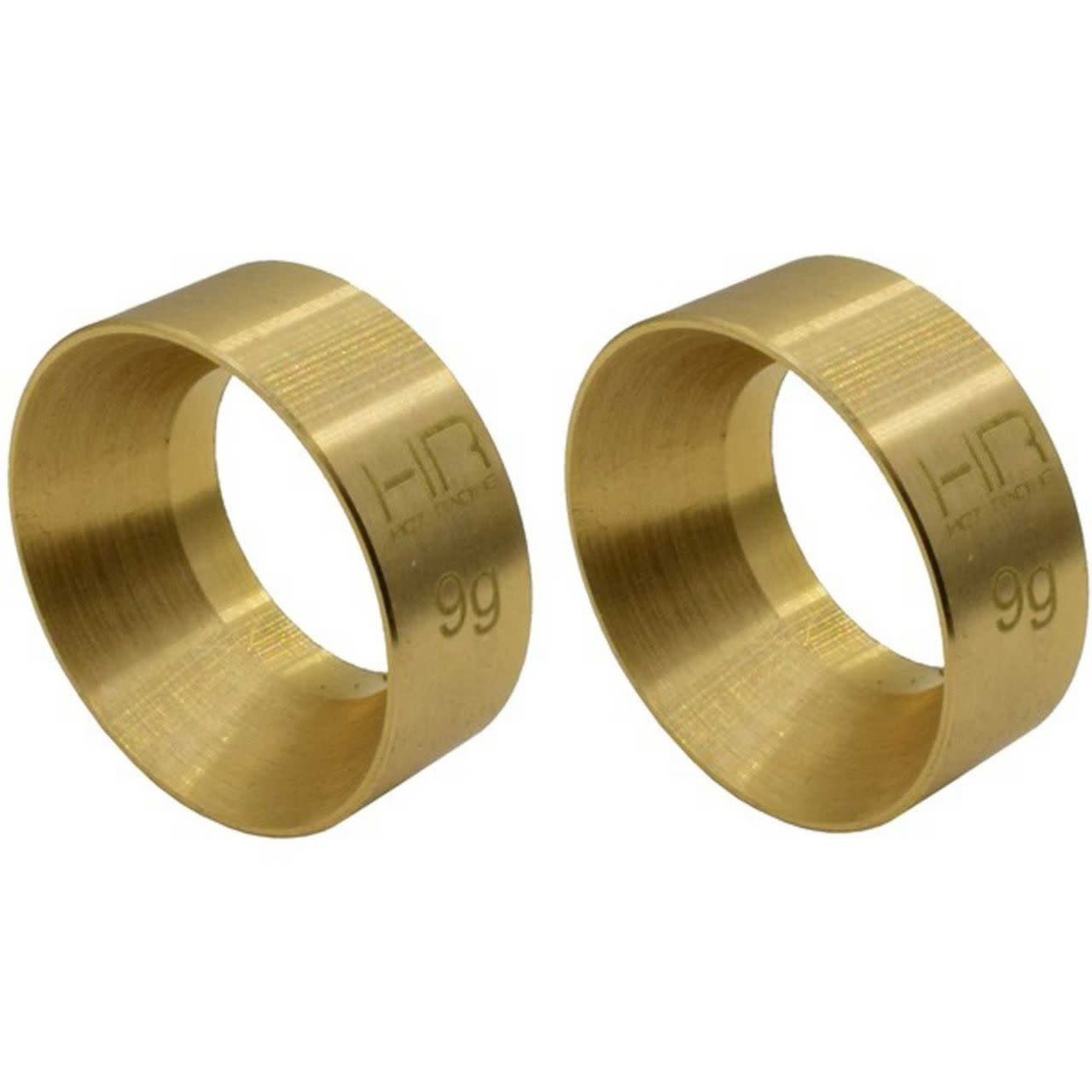 #SXTF2612H Hot Racing 9g Brass KMC Machete Wheel Weights