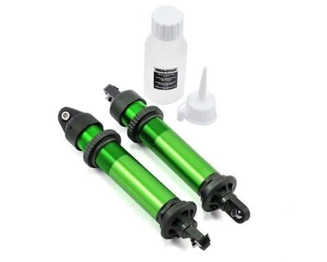 #7761G  Traxxas X-Maxx GTX Assembled Shocks (Green) (2)