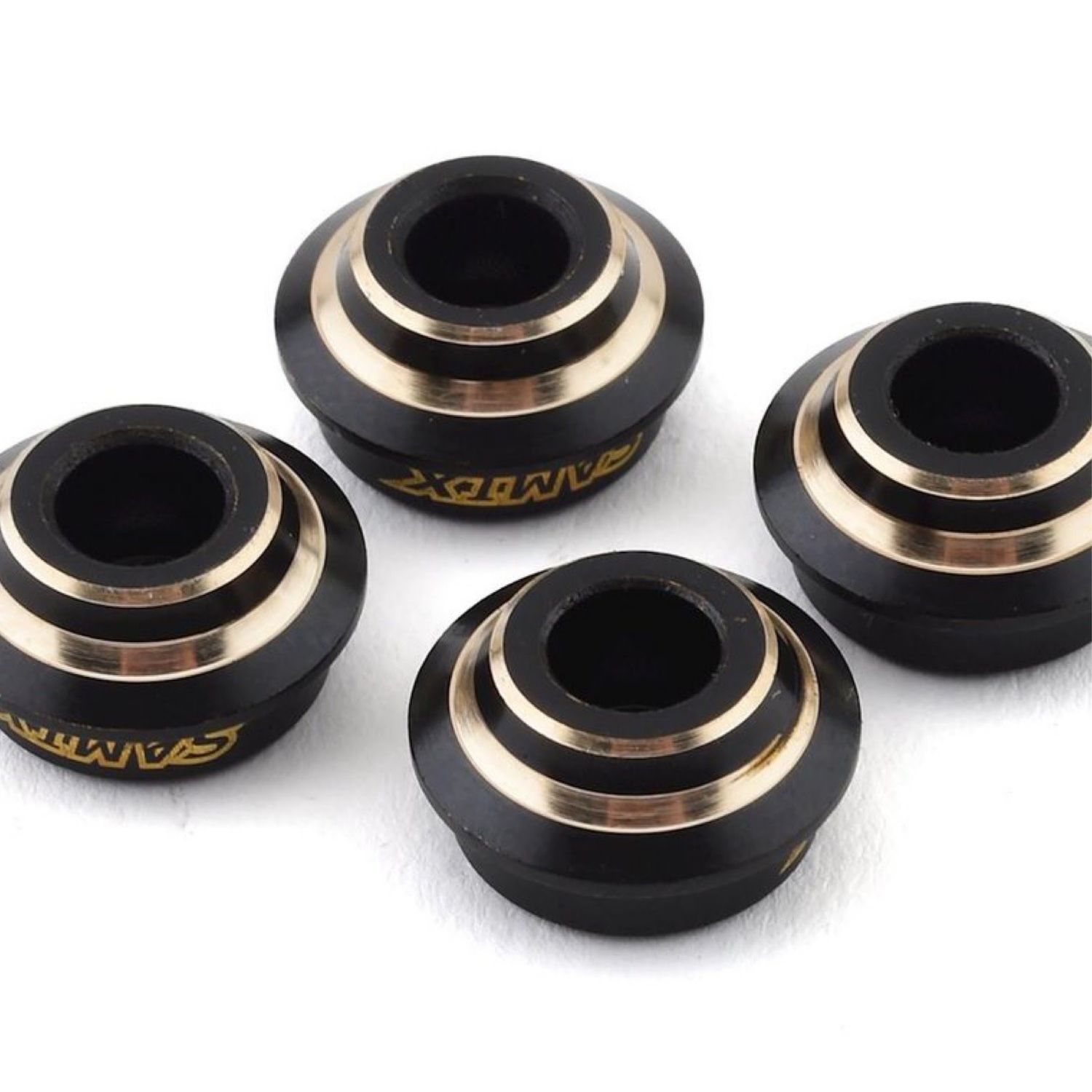 Samix Element Enduro Brass Spring Cups (Black) (4) #SAMEND-4047