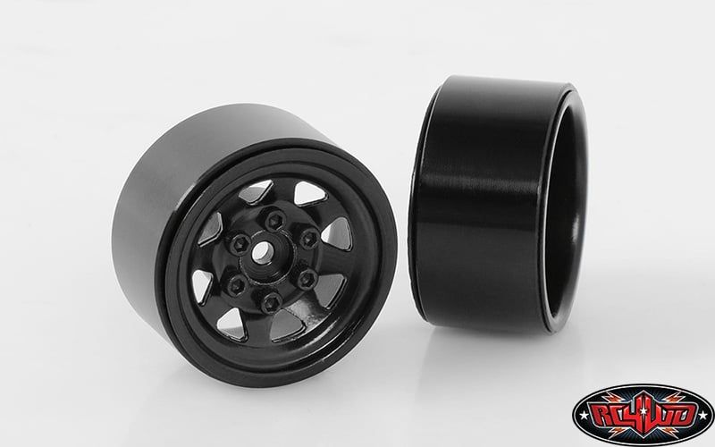 #Z-W0229 RC4WD Stamped Steel 1.0" Stock Beadlock Wheels (Black)
