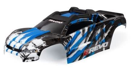 #8611X Traxxas E-Revo VXL 2.0 Pre-Painted Monster Truck Body (Blue)