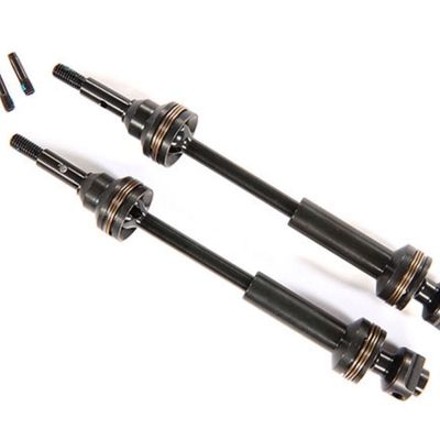 #9051X Traxxas Steel-Spline Constant-Velocity Front Driveshafts (2) (Complete Assembly)