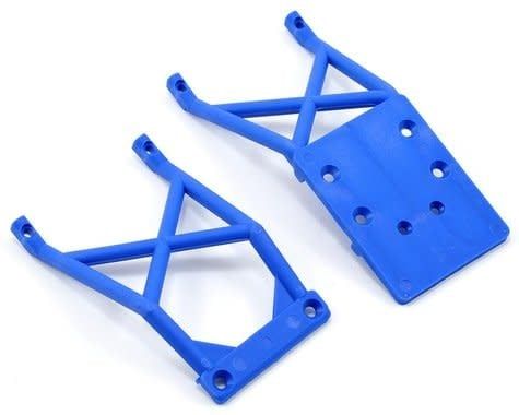 Traxxas Front &amp; Rear Skid Plate (Blue) (Son-uva Digger) #3623X