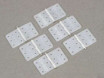 #DUB116  Dubro Products - Nylon Hinges-6 pack