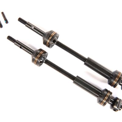 #9052X Traxxas Rear Steel-Spline Constant-Velocity Driveshafts (2) (Complete Assembly)