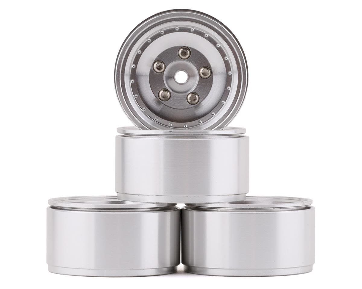 #Z-W0275 RC4WD Stocker 1.0" Beadlock Wheels (Silver) (4)