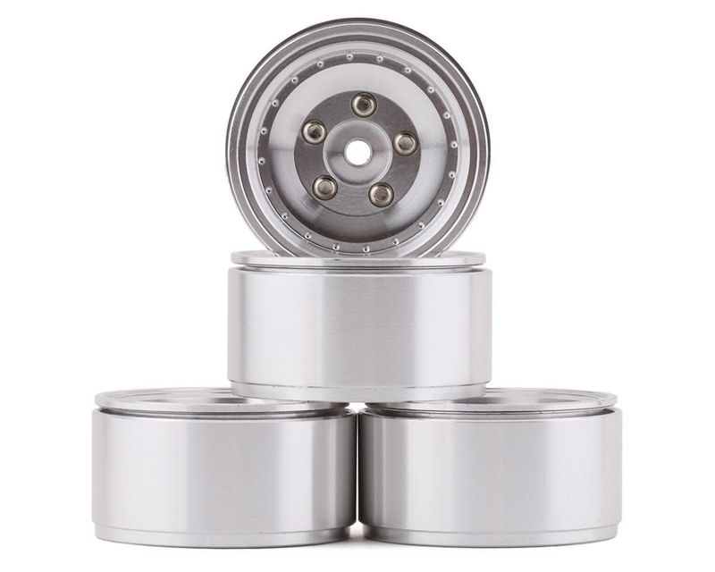 #Z-W0275 RC4WD Stocker 1.0" Beadlock Wheels (Silver) (4)