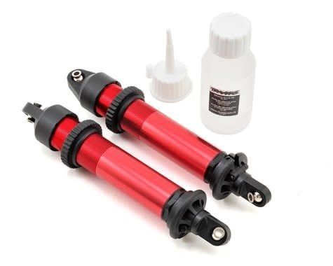#7761R Traxxas X-Maxx GTX Assembled Shocks (Red) (2)