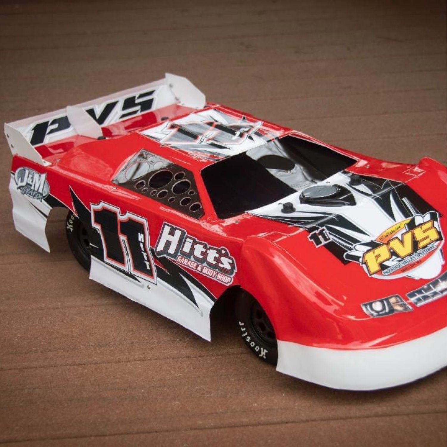 Shark Bodies Atomic SCT Late Model Clear Body w/Tallboy Spoiler