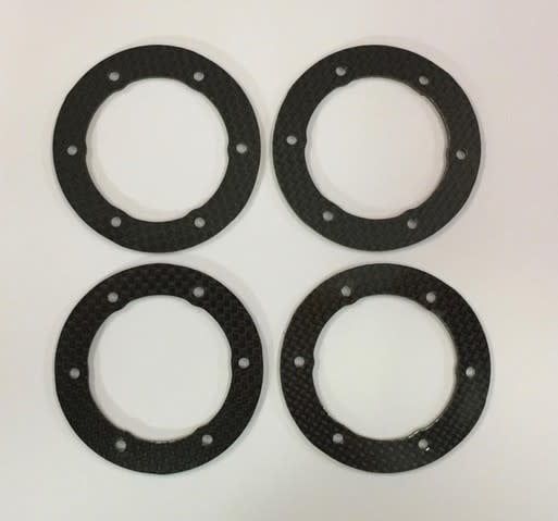 Xtreme Racing Pro-Line 2mm Carbon Fiber Bead Loc Beads (4pc) #11295