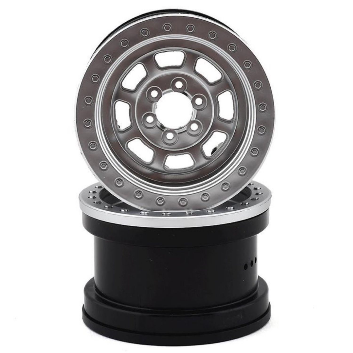 #AXI43006 Axial Trail Ready HD 2.2" Beadlock Wheel (Satin) (2)