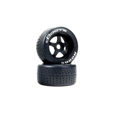 #ARA550073  Arrma DBoots Hoons 53/107 2.9 Belted 5-Spoke Pre-mounted Tires (2) (White)