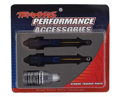 #7462 Traxxas GTR XX-Long TiN Shocks (Blue) (2)