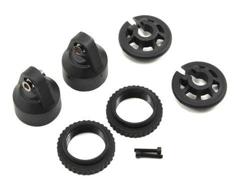 #7764 Traxxas X-Maxx GTX Shock Cap, Spring Collar &amp; Adjuster Nut (2)