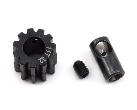 #PTK-8054 ProTek RC Steel 32P Pinion Gear w/3.17mm Reducer Sleeve (Mod .8) (5mm Bore) (11T)