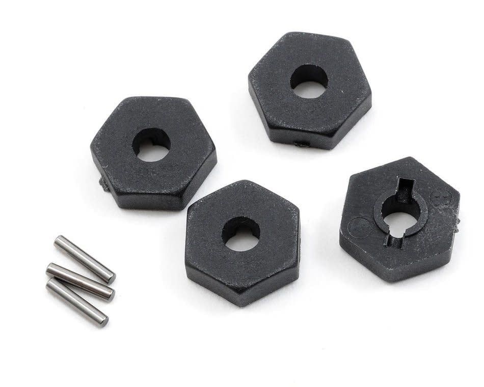 #7154 Traxxas 12mm Hex Wheel Hubs w/Axle Pins (4)