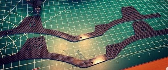 GSPEED Chassis Rails TGH-V3 Carbon Fiber