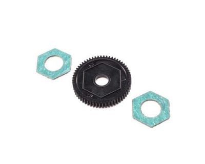 #LOS212016 Losi Mini-T 2.0 Spur Gear w/Slipper Pads (60T)