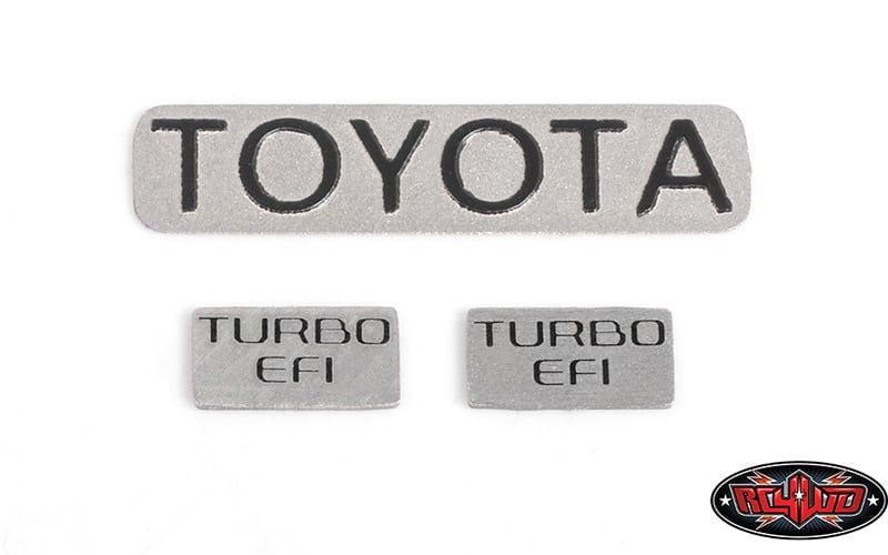 #Z-S2040  RC4WD 1987 Toyota Xtra Cab Metal Emblems