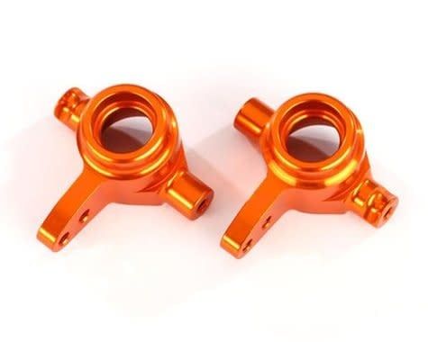 #6837A Traxxas Aluminum Steering Block Set (Orange) (2)
