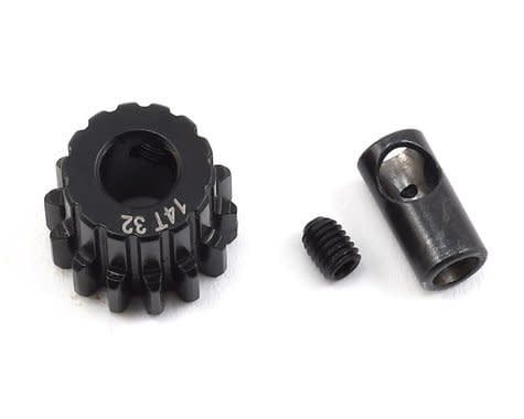 #PTK-8057 ProTek RC Steel 32P Pinion Gear w/3.17mm Reducer Sleeve (Mod .8) (5mm Bore) (14T)
